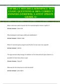 CAP Billy Mitchell Leadership Test  Questions And Answers Graded A&plus;