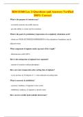 RD4 D360 Lec 2-Questions and Answers Verified 100&percnt; Correct