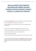 RBT Exam NEWEST 2025 COMPLETE  QUESTIONS AND CORRECT DETAILED  ANSWERS &lpar;VERIFIED ANSWERS&rpar; &vert;ALREADY  GRADED A&plus;&vert;&vert;BRAND NEW VERSION&excl;&excl;
