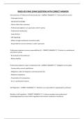BMEG 455 FINAL EXAM QUESTIONS WITH CORRECT ANSWERS
