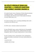 ISA UTILITY SPECIALIST EXAM 2026 CHAPTERS 1&ndash;7 COMPLETE QUESTIONS AND CORRECT ANSWERS GRADED A&plus;