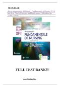 TEST BANK FOR Davis Advantage for Wilkinson's Fundamentals of Nursing&colon; Theory&comma; Concepts&comma; and applications ISBN&colon;9781719647977 ALL CHAPTERS COVERD YOUR ULTIMATE GUIDE 100&percnt; VERIFIED A&plus; GRADE ASSURED&excl;&excl;&excl;&excl;&excl; NEW LATEST UPDATE&excl;&excl;&excl;&excl;&excl;&excl;