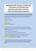 Rasmussen MDC 4 &ndash; Exam 1 &vert; Progressive Assessment with Revised Exam Questions and Correct Answers &vert; 100&percnt; Guaranteed A&plus; Study Guide