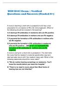 WGU D447 Exam &vert; Verified  Questions and Answers &lpar;Graded A&plus;&rpar; 