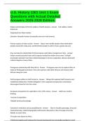 U&period;S&period; History 1301 Unit 1 Exam Questions with Actual Detailed Answers 2025-2026 Edition&period;