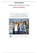 Child Development and Education&comma; 7th Edition &ndash; Teresa M&period; McDevitt & Jeanne Ellis Ormrod &vert; Complete Test Bank &lpar;Chapters 1&ndash;15&rpar;