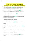 LWSO Test 3 UPDATED ACTUAL  QUESTIONS AND CORRECT ANSWERS