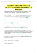 LWSO 201 Final Exam UPDATED  ACTUAL QUESTIONS AND CORRECT  ANSWERS