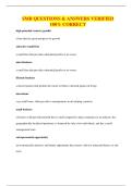 SMB QUESTIONS & ANSWERS VERIFIED 100&percnt; CORRECT
