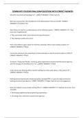 COMMUNITY POLICING FINAL EXAM QUESTIONS WITH CORRECT ANSWERS