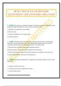 BCBA MOCK EXAM 2025&sol;2026 QUESTIONS AND ANSWERS 100&percnt; PASS