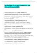 N5354 Final Exam with Questions and Correct Answers 2025&period;