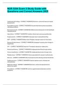 NUR 5354 Exam 2 Study Guide with Questions and Correct Answers 2025&period;