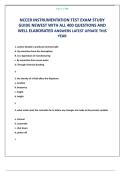 NCCER INSTRUMENTATION TEST EXAM STUDY GUIDE NEWEST WITH ALL 400 QUESTIONS AND WELL ELABORATED ANSWERS LATEST UPDATE THIS YEAR