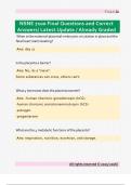 NSNE 7100 Final Exam &vert; Verified Questions and Correct Answers &vert; Latest Update and Graded A&plus;INSTANT PDF DOWNLOAD &mdash; Elevate your graduate nursing exam performance with this latest NSNE 7100 Final Exam study resource&period; This verified and graded A&plus; question ban