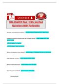 COA JCAHPO Test 200&plus; Verified Questions With Rationales