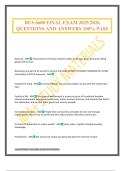 BUS 6600 FINAL EXAM 2025&sol;2026 QUESTIONS AND ANSWERS 100&percnt; PASS