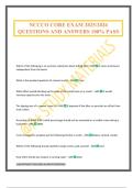 NCCCO CORE EXAM 2025&sol;2026 QUESTIONS AND ANSWERS 100&percnt; PASS