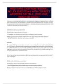MED SURG GASTROINTESTINAL NCLEX QUESTIONS WITH CORRECT ANSWERS RATED A&period;pdf