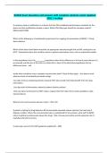 BCMAS Exam Questions and answers with complete solutions Latest Updated 