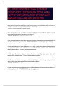ATI GASTROINTESTINAL SYSTEM COMPLETE&period;pdf