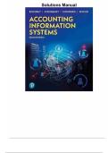 Solutions Manual Accounting Information Systems 16th Edition By Romney&semi; Steinbart&semi; Summers&semi; Wood&comma; All Chapters 1 - 24