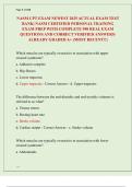 NASM CPT EXAM NEWEST 2025 ACTUAL EXAM TEST  BANK| NASM CERTIFIED PERSONAL TRAINING  EXAM PREP WITH COMPLETE 950 REAL EXAM  QUESTIONS AND CORRECT VERIFIED ANSWERS/  ALREADY GRADED A+ (MOST RECENT!!) 