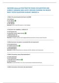 AWHONN Advanced FHM PRACTICE EXAM 150 QUESTIONS AND CORRECT ANSWERS 2026 LATEST VERSION COVERING THE RECENT MOST TESTED QUESTIOND ALREADY GRADED A&plus;