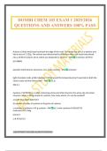 DOMBI CHEM 103 EXAM 1 2025&sol;2026 QUESTIONS AND ANSWERS 100&percnt; PASS