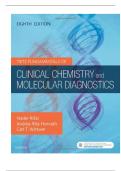 TEST BANK For Tietz Fundamentals of Clinical Chemistry and Molecular Diagnostics, 8th Edition by Nader Rifai, Verified Chapters 1 - 49, Complete Newest Version