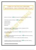 CHM 113 ASU EXAM 1 2025&sol;2026 QUESTIONS AND ANSWERS 100&percnt; PASS