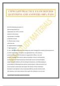 CIPM IAPP PRACTICE EXAM 2025&sol;2026 QUESTIONS AND ANSWERS 100&percnt; PASS