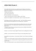 ANSI 3543 Exam 2 Complete Exam Questions With 100&percnt; Verified Correct Answers&period;