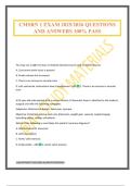 CMSRN 1 EXAM 2025&sol;2026 QUESTIONS AND ANSWERS 100&percnt; PASS