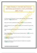 3900V WEEK 3 - STUDY SET EXAM 2025&sol;2026 QUESTIONS AND ANSWERS 100&percnt; PASS