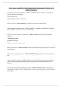 EGBC EXAM E LAWS FOR PROFESSIONAL PRACTICE EXAM QUESTIONS WITH CORRECT ANSWERS