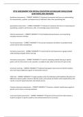 D755 ASSESSMENT FOR SPECIAL EDUCATION VOCABULARY &lpar;WGU&rpar; EXAM QUESTIONS AND