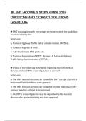 JBL EMT MODULE 5 STUDY GUIDE 2026 QUESTIONS AND CORRECT SOLUTIONS GRADED A&plus;