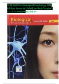 TEST BANK FOR Biological Psychology 13th Edition by James Kalat &comma; &vert;&vert;ISBN&colon; 9781337408202 &vert;&vert;Complete Test Bank&vert; Chapter 1-14&vert; All Chapters  Covered&comma; Guide A&plus;
