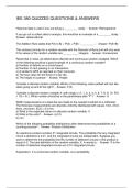 IEE 380 QUIZZES QUESTIONS & ANSWERS