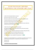 ECON 2143 EXAM 1 2025&sol;2026 QUESTIONS AND ANSWERS 100&percnt; PASS