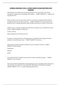 GENERAL INSURANCE LEVEL 1 LICENSE ALBERTA EXAM QUESTIONS AND ANSWERS