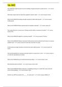 Va HIC exam questions and 100&percnt; correct  answers 2025