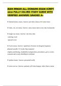 JEAN INMAN ALL DOMAINS EXAM SCRIPT 2026 FULLY SOLVED STUDY GUIDE WITH VERIFIED ANSWERS GRADED A&plus;