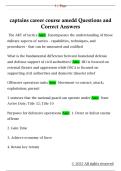 captains career course amedd Questions and  Correct Answers