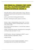 JEAN INMAN ALL DOMAINS STUDY GUIDE 2026 FULL SOLUTION EXAMPREP WITH ANSWER RATIONALES GRADED A&plus;