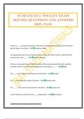 FI 302 EXAM 2- WHALEY EXAM 2025&sol;2026 QUESTIONS AND ANSWERS 100&percnt; PASS