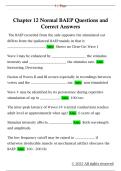 Chapter 12 Normal BAEP Questions and  Correct Answers 