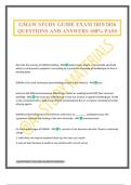 GMAW STUDY GUIDE EXAM 2025&sol;2026 QUESTIONS AND ANSWERS 100&percnt; PASS