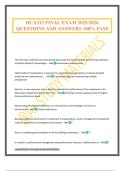 HCA312 FINAL EXAM 2025&sol;2026 QUESTIONS AND ANSWERS 100&percnt; PASS